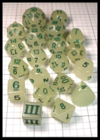 Dice : Dice - Dice Sets - Dice of Unusual Size Glow in the Dark by Impact Minitures - Dark Ages